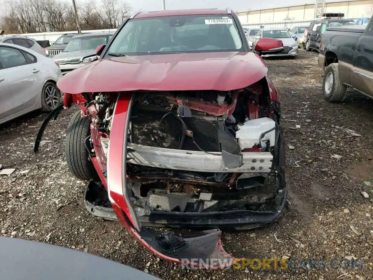 5 Photograph of a damaged car 5TDGZRBH2LS043624 TOYOTA HIGHLANDER 2020