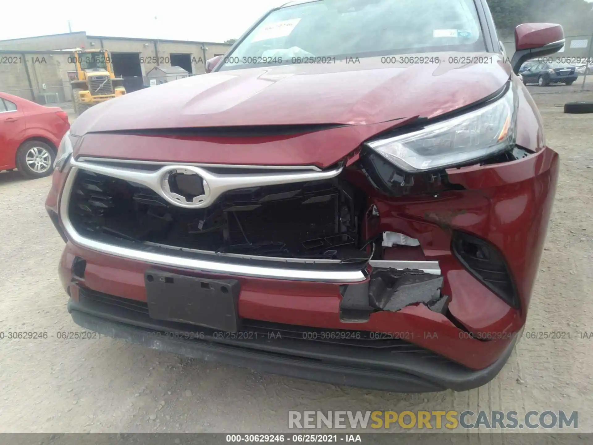 6 Photograph of a damaged car 5TDGZRBH2LS050122 TOYOTA HIGHLANDER 2020