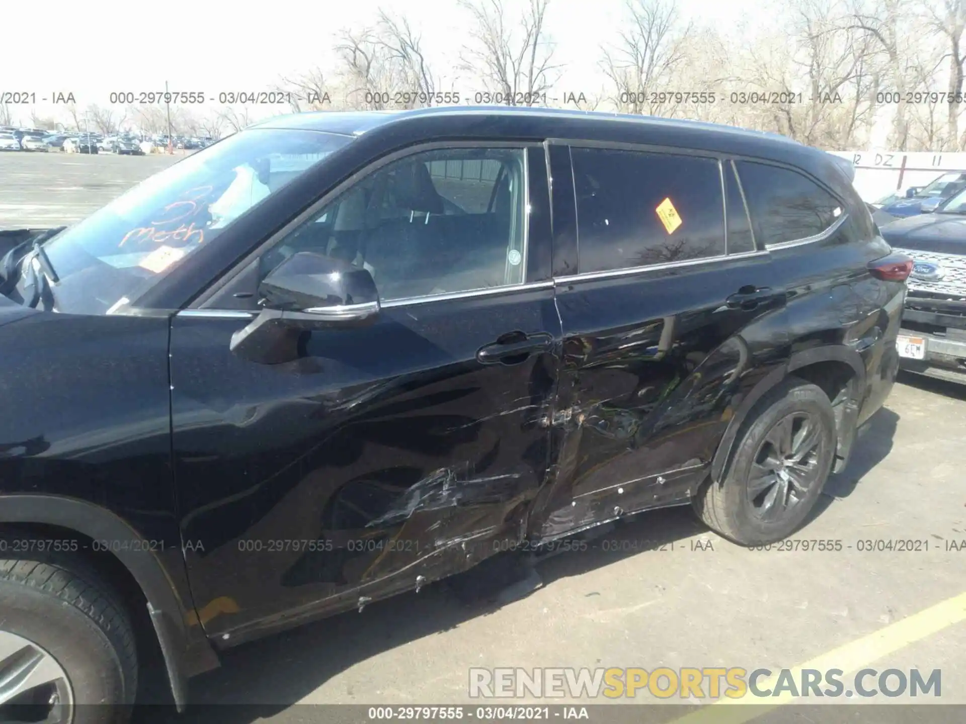 6 Photograph of a damaged car 5TDGZRBH2LS504336 TOYOTA HIGHLANDER 2020