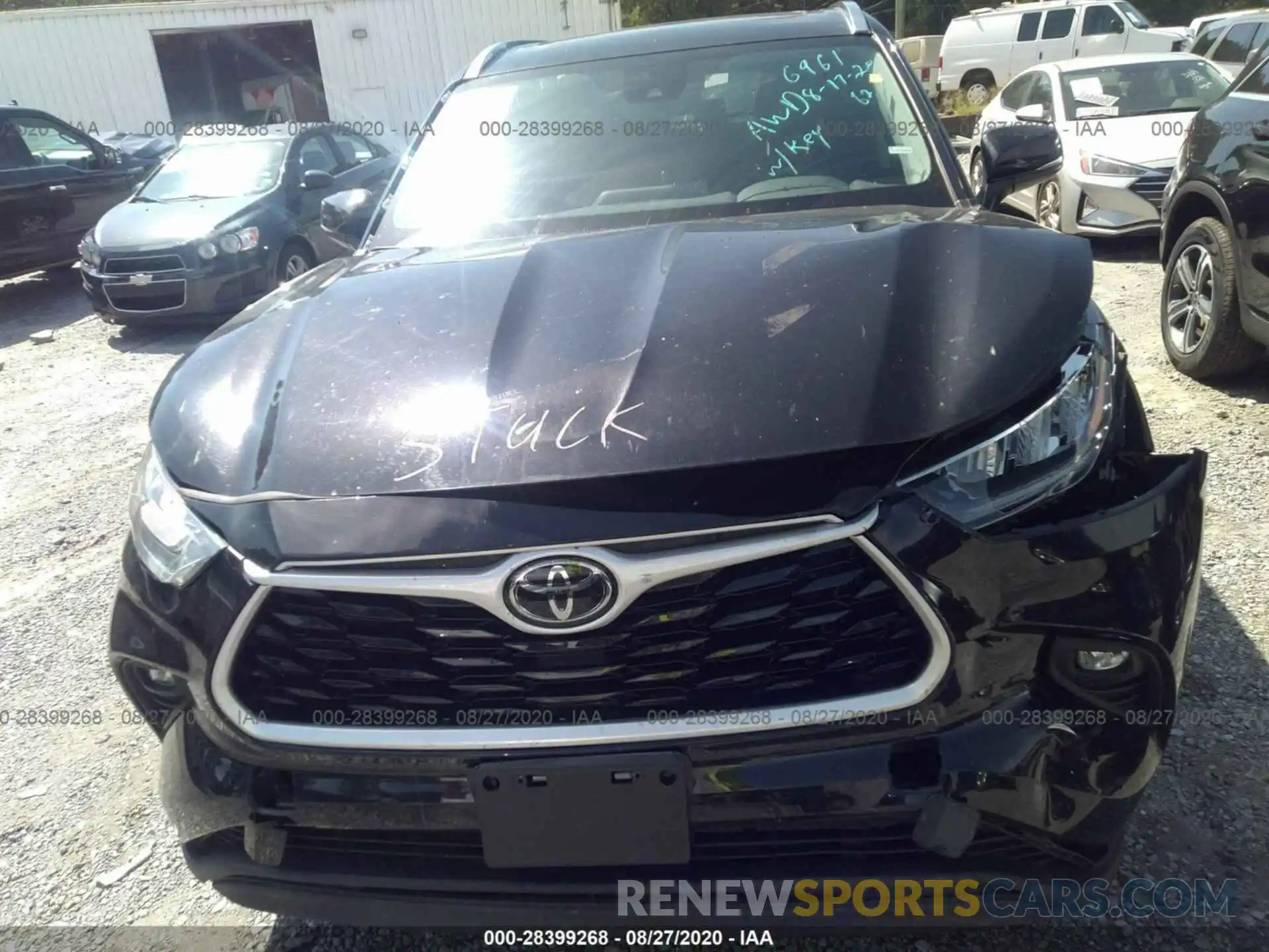 10 Photograph of a damaged car 5TDGZRBH2LS506961 TOYOTA HIGHLANDER 2020