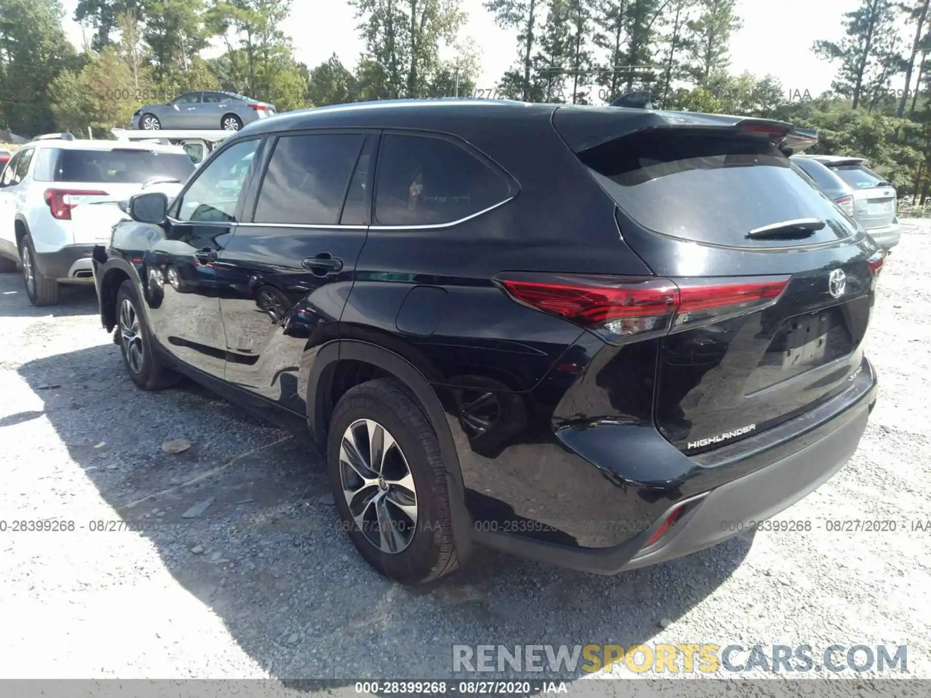 3 Photograph of a damaged car 5TDGZRBH2LS506961 TOYOTA HIGHLANDER 2020