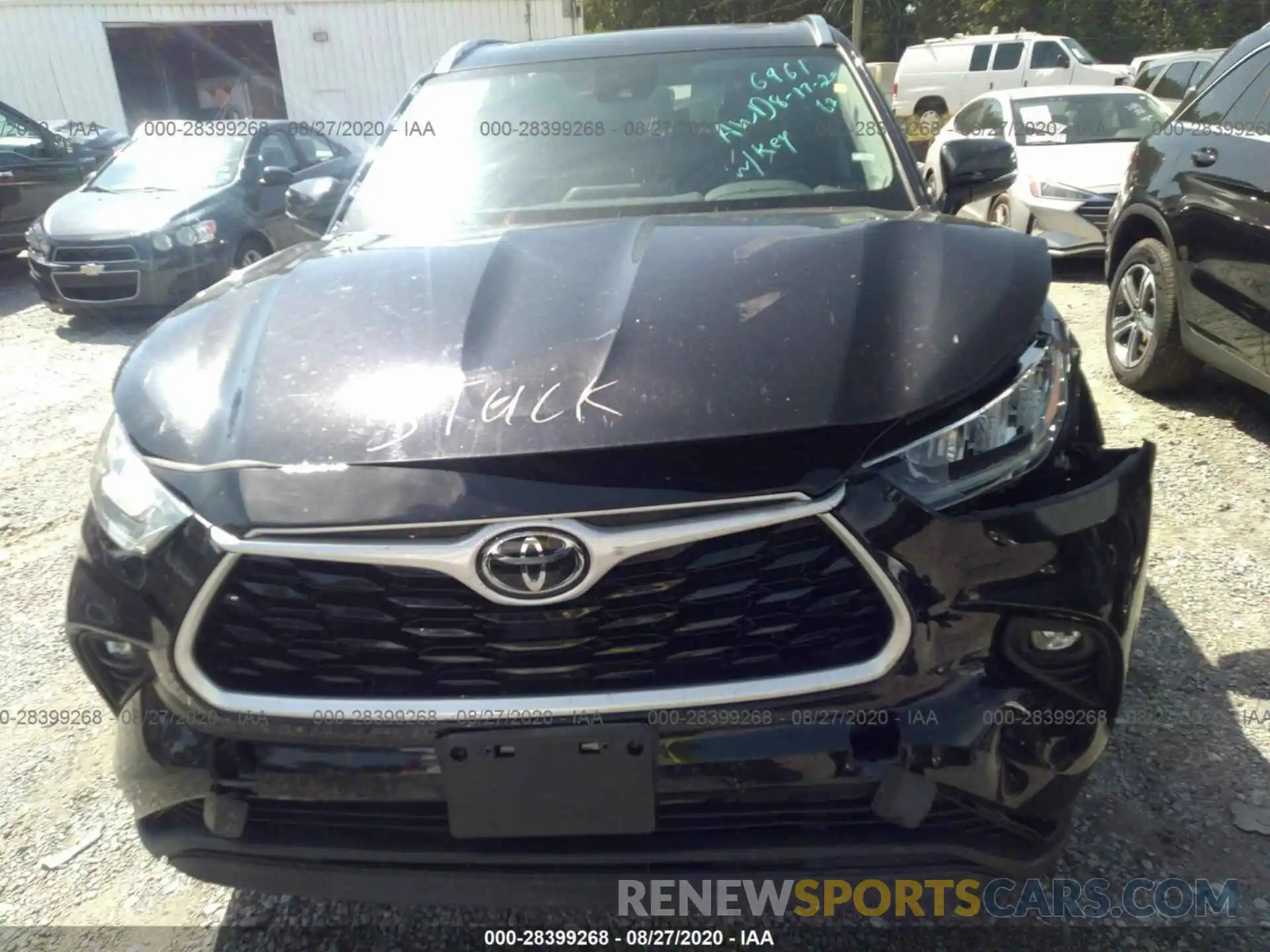 6 Photograph of a damaged car 5TDGZRBH2LS506961 TOYOTA HIGHLANDER 2020