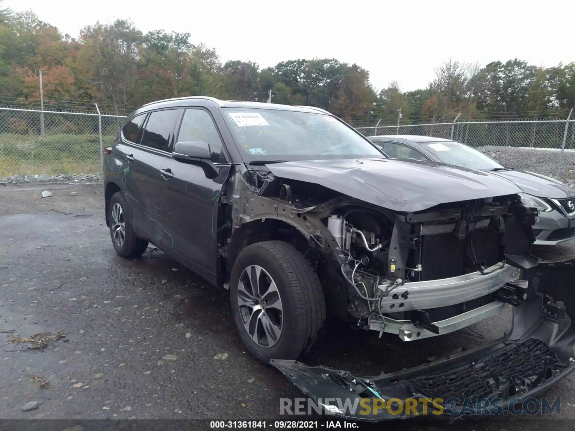 6 Photograph of a damaged car 5TDGZRBH3LS026606 TOYOTA HIGHLANDER 2020