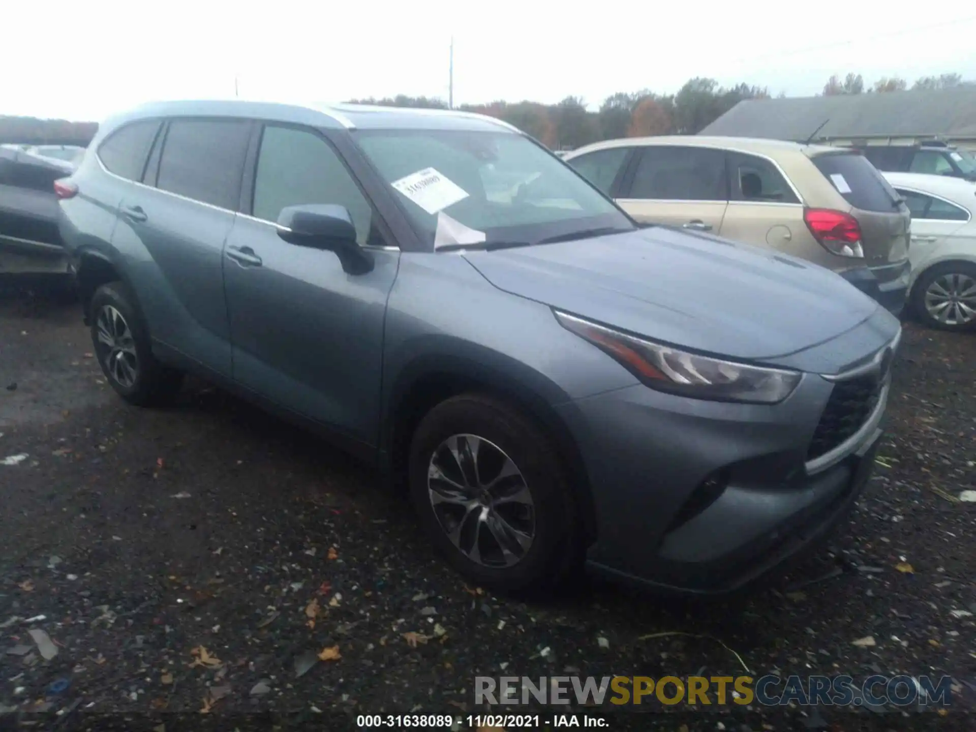 1 Photograph of a damaged car 5TDGZRBH3LS028131 TOYOTA HIGHLANDER 2020