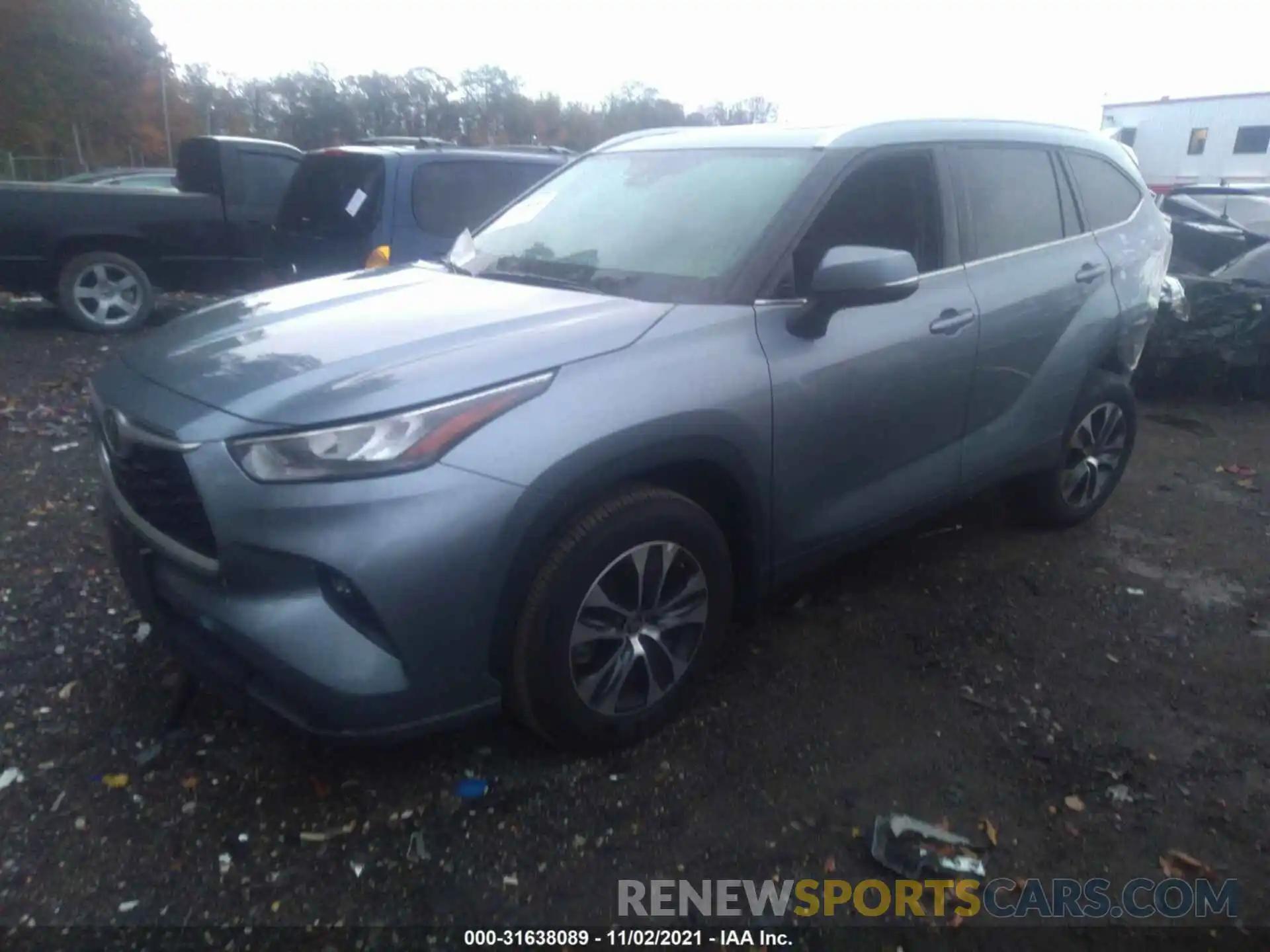 2 Photograph of a damaged car 5TDGZRBH3LS028131 TOYOTA HIGHLANDER 2020