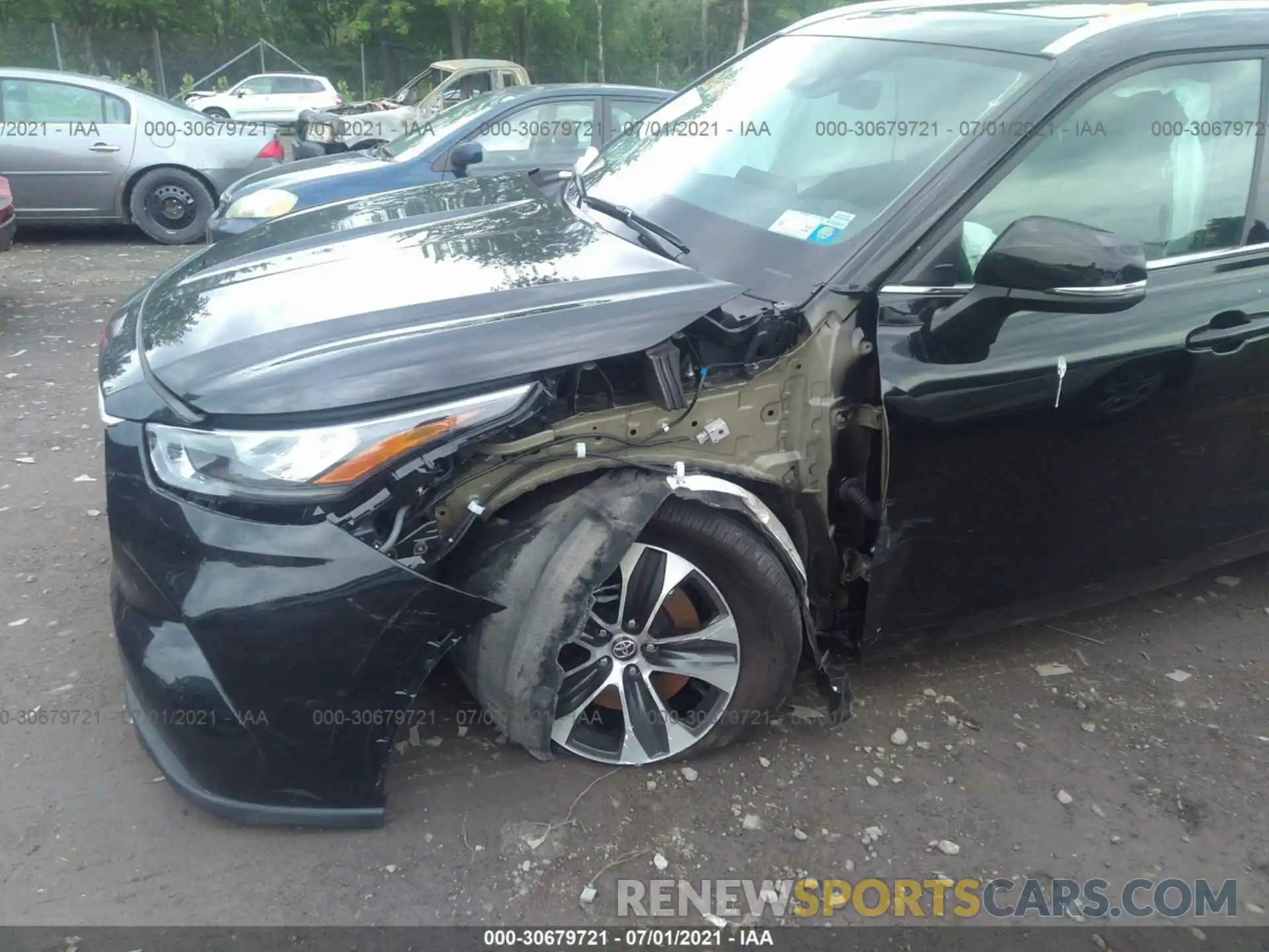 6 Photograph of a damaged car 5TDGZRBH3LS508850 TOYOTA HIGHLANDER 2020