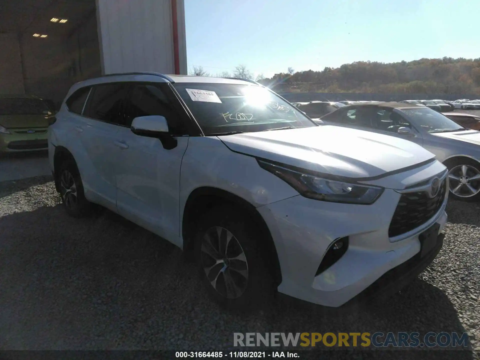 1 Photograph of a damaged car 5TDGZRBH4LS000614 TOYOTA HIGHLANDER 2020