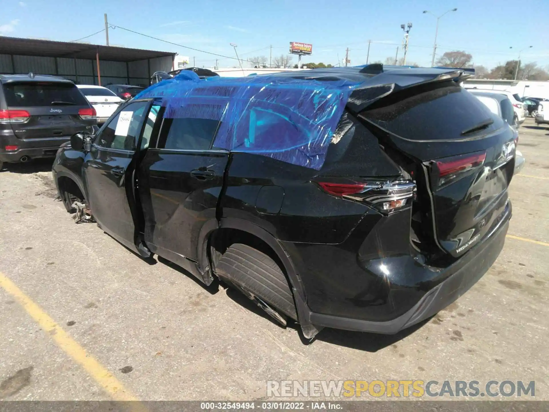 3 Photograph of a damaged car 5TDGZRBH4LS000936 TOYOTA HIGHLANDER 2020