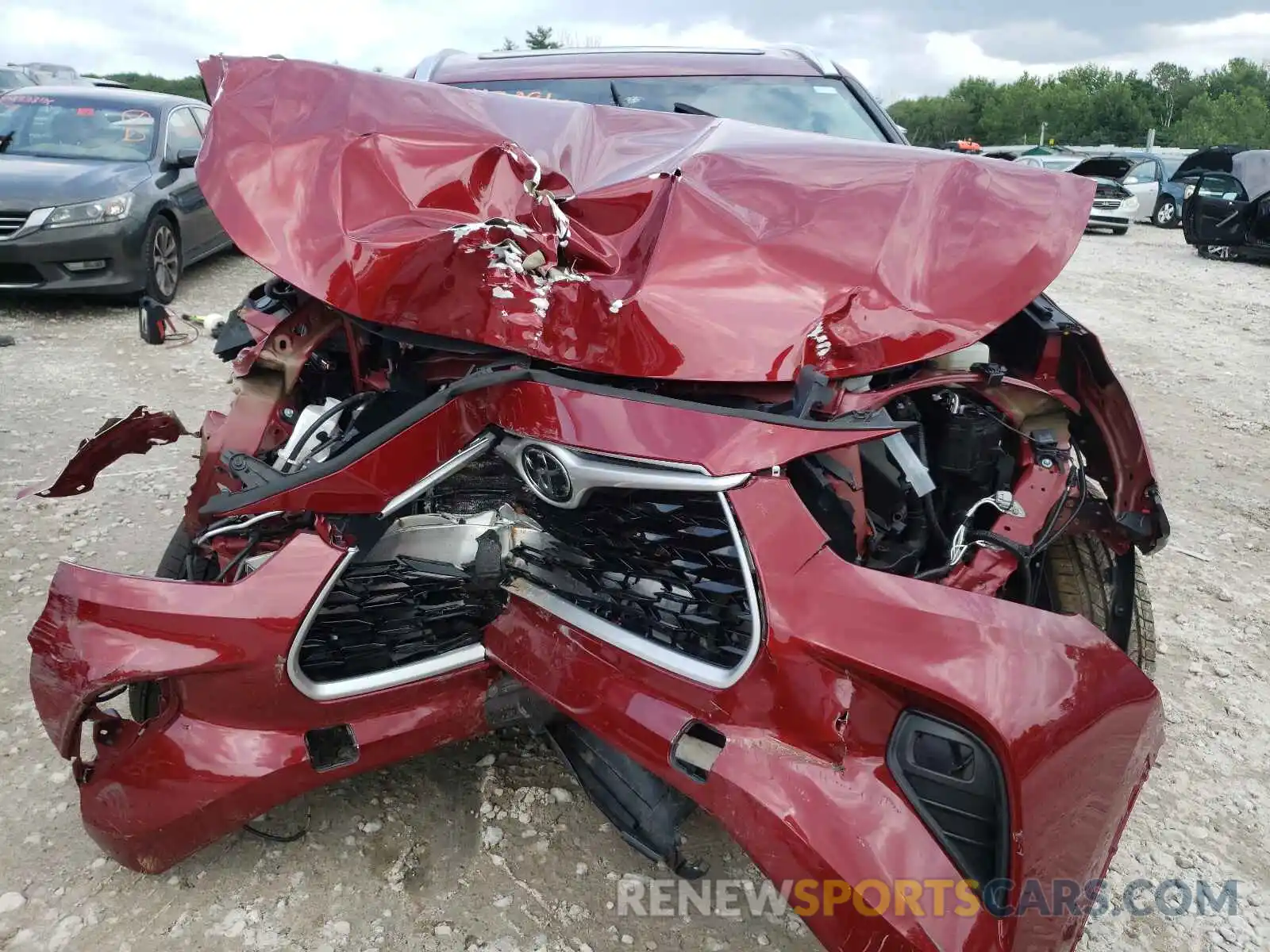 7 Photograph of a damaged car 5TDGZRBH4LS003321 TOYOTA HIGHLANDER 2020