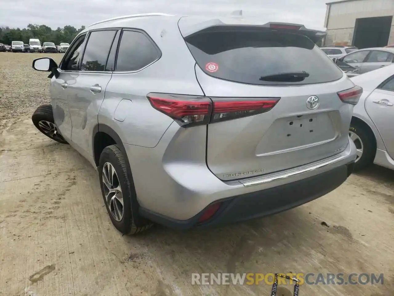 3 Photograph of a damaged car 5TDGZRBH4LS050980 TOYOTA HIGHLANDER 2020