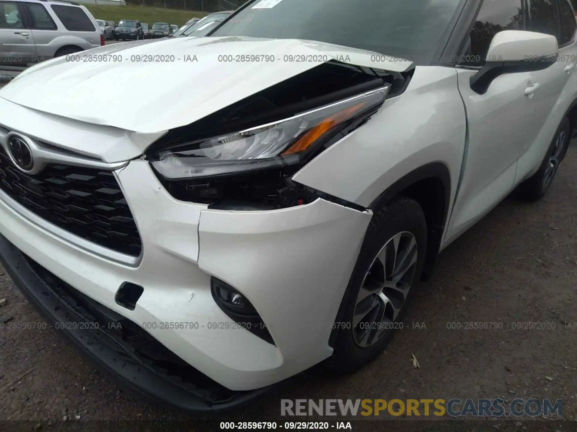 6 Photograph of a damaged car 5TDGZRBH4LS502619 TOYOTA HIGHLANDER 2020