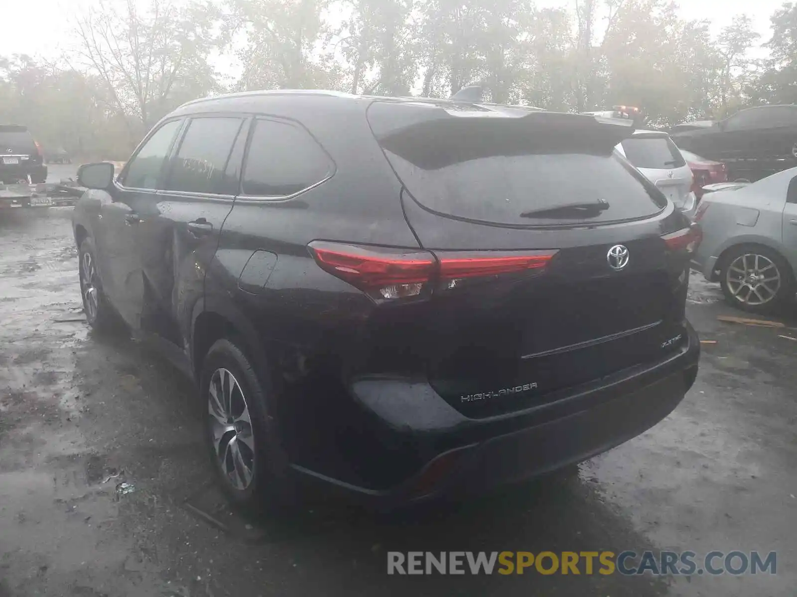 3 Photograph of a damaged car 5TDGZRBH4LS504614 TOYOTA HIGHLANDER 2020