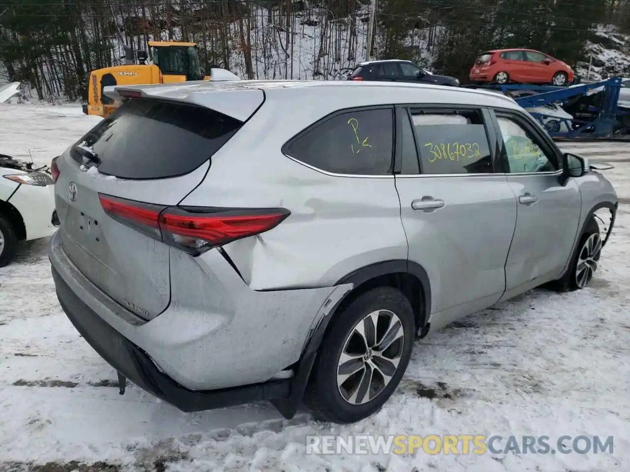 4 Photograph of a damaged car 5TDGZRBH4LS508789 TOYOTA HIGHLANDER 2020