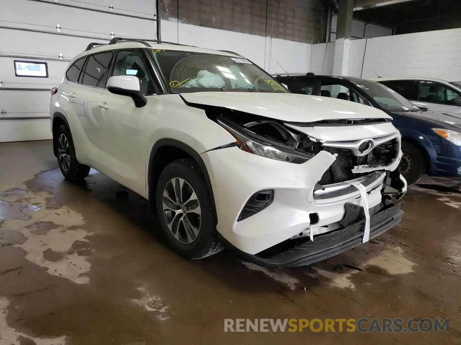 1 Photograph of a damaged car 5TDGZRBH4LS514205 TOYOTA HIGHLANDER 2020