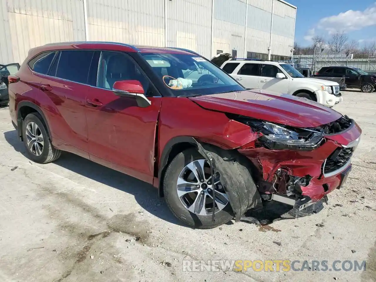 4 Photograph of a damaged car 5TDGZRBH4LS514771 TOYOTA HIGHLANDER 2020