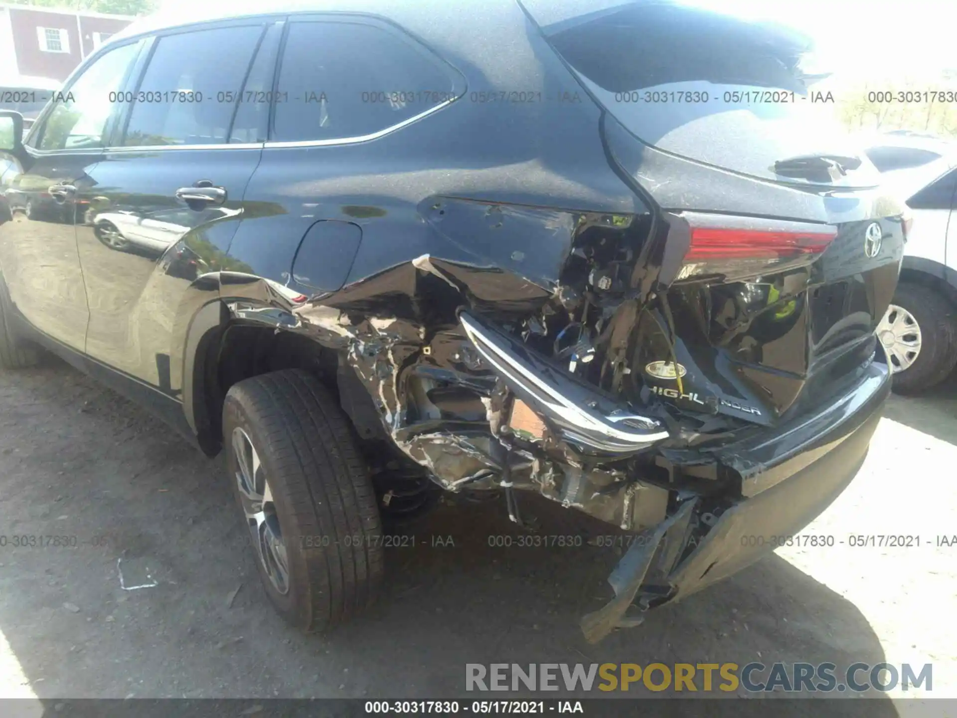6 Фотография поврежденного автомобиля 5TDGZRBH4LS515421 TOYOTA HIGHLANDER 2020