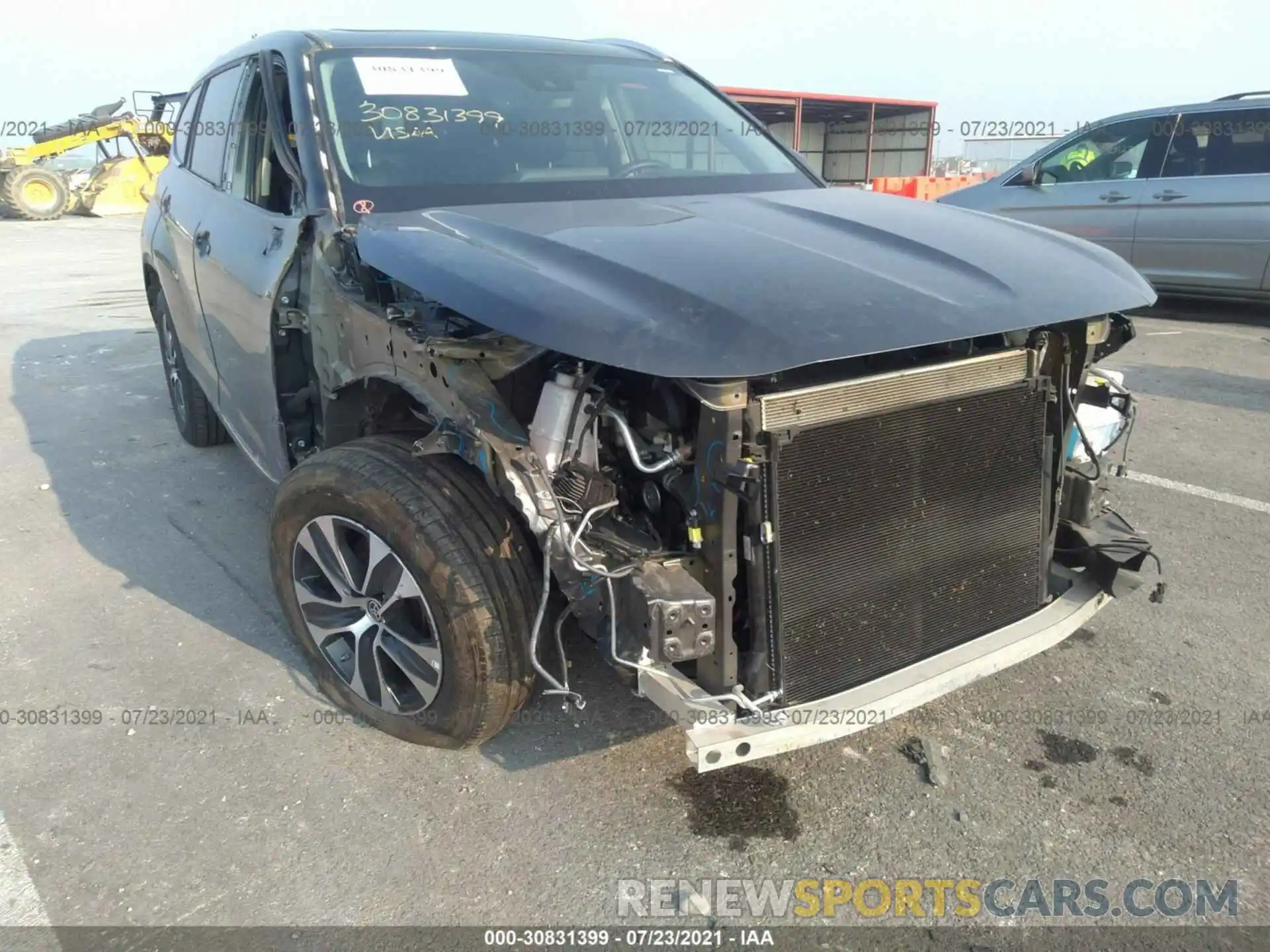 6 Photograph of a damaged car 5TDGZRBH5LS010181 TOYOTA HIGHLANDER 2020