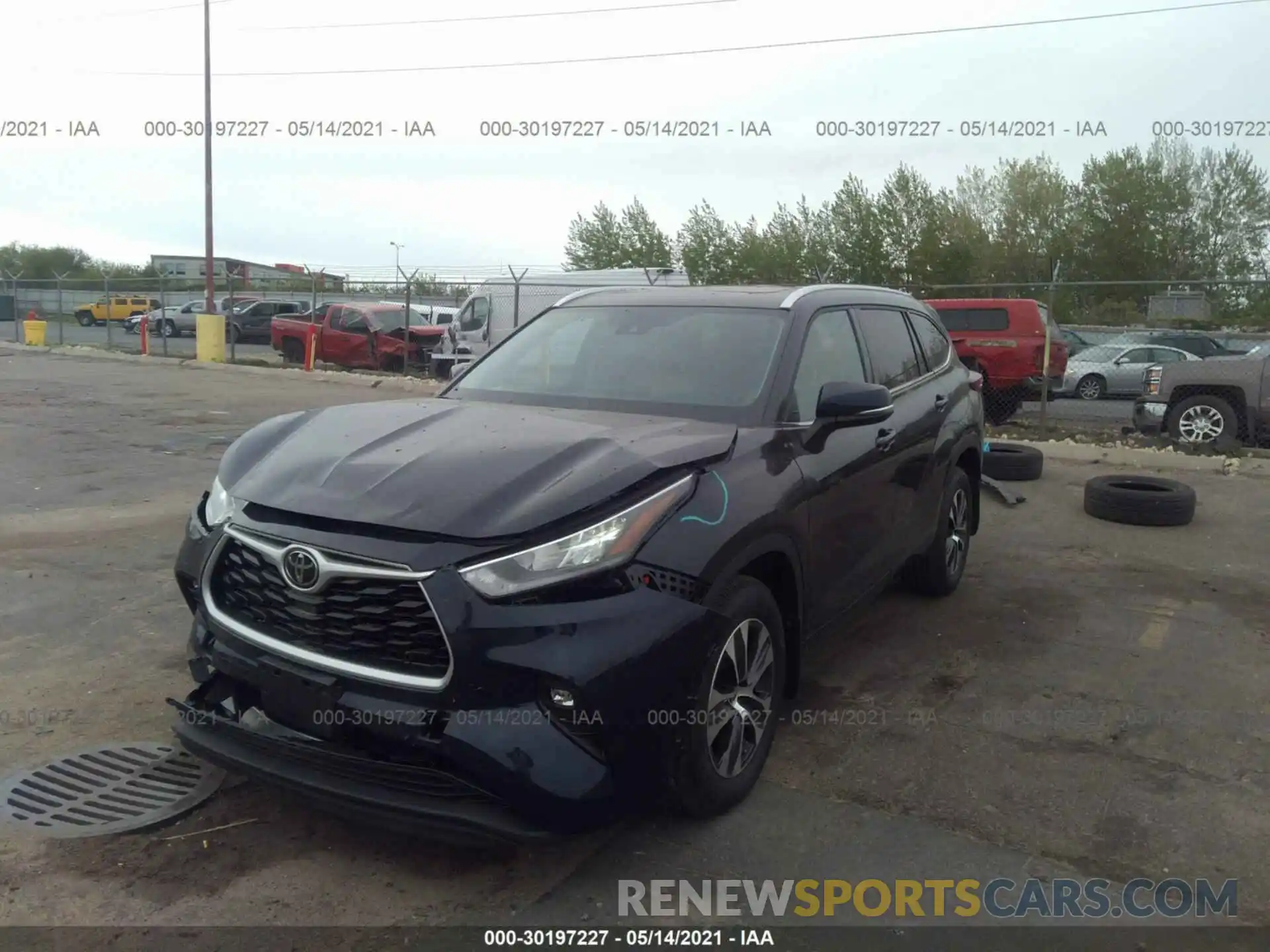 6 Photograph of a damaged car 5TDGZRBH5LS022363 TOYOTA HIGHLANDER 2020