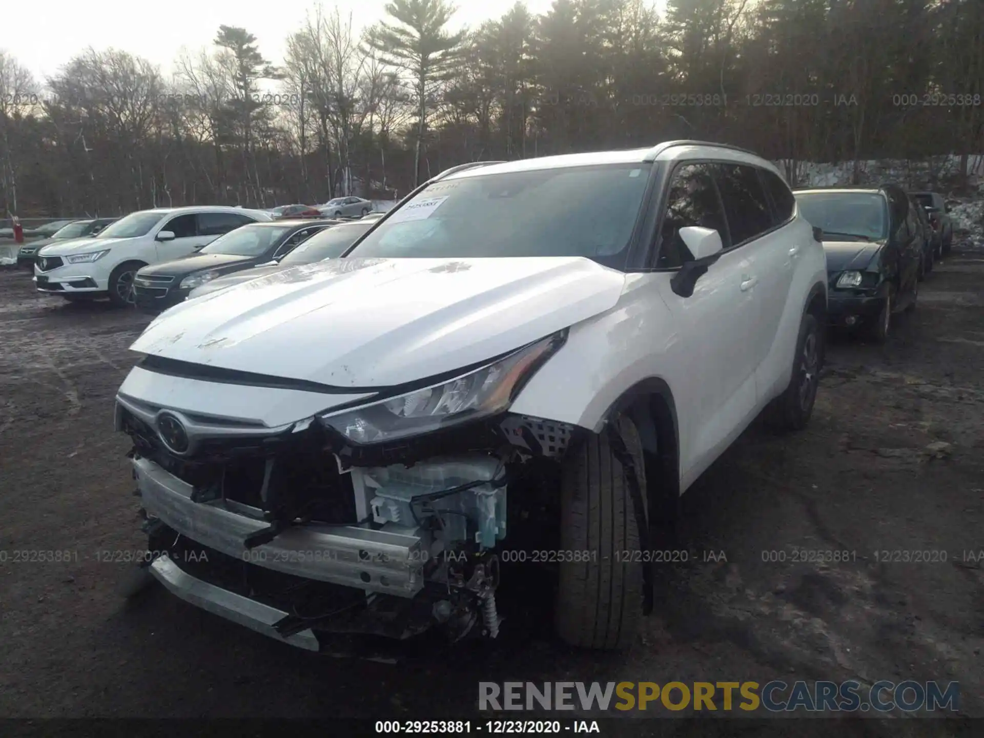 2 Photograph of a damaged car 5TDGZRBH5LS025067 TOYOTA HIGHLANDER 2020