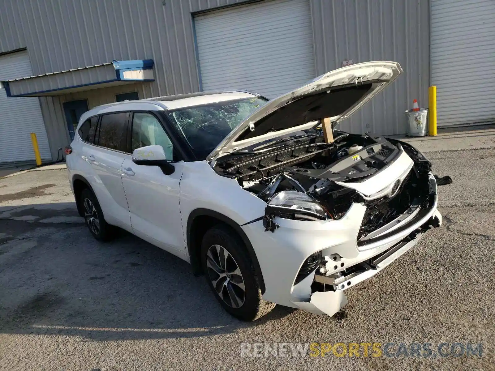 9 Photograph of a damaged car 5TDGZRBH5LS052074 TOYOTA HIGHLANDER 2020