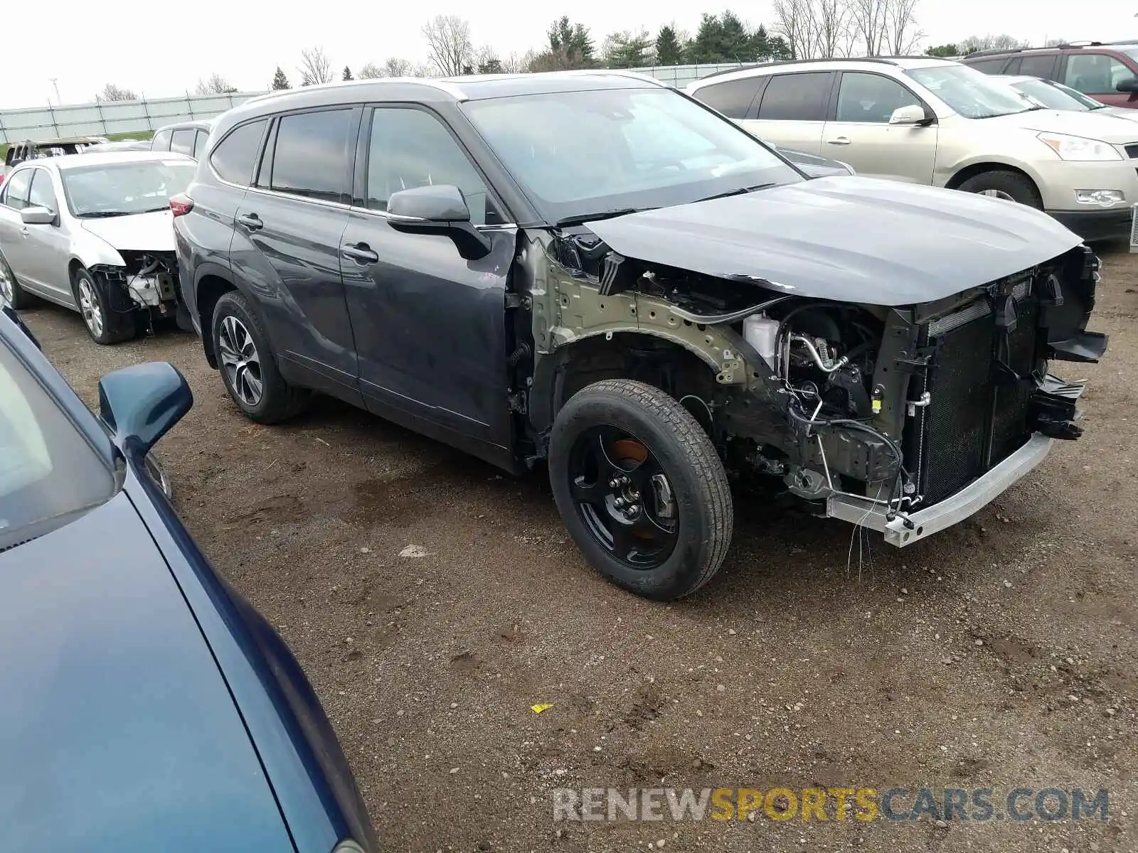 9 Photograph of a damaged car 5TDGZRBH5LS507988 TOYOTA HIGHLANDER 2020