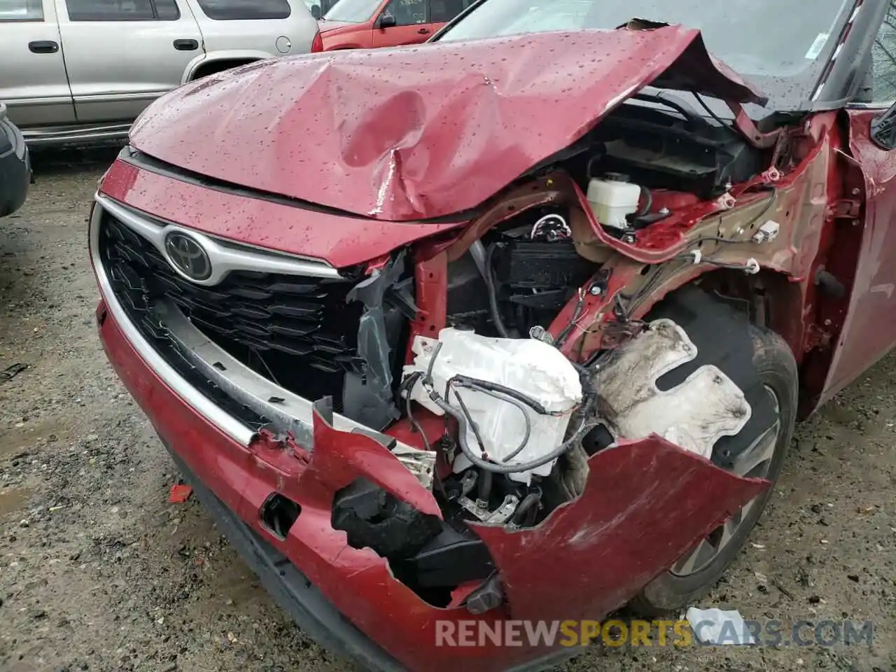 9 Photograph of a damaged car 5TDGZRBH5LS509479 TOYOTA HIGHLANDER 2020