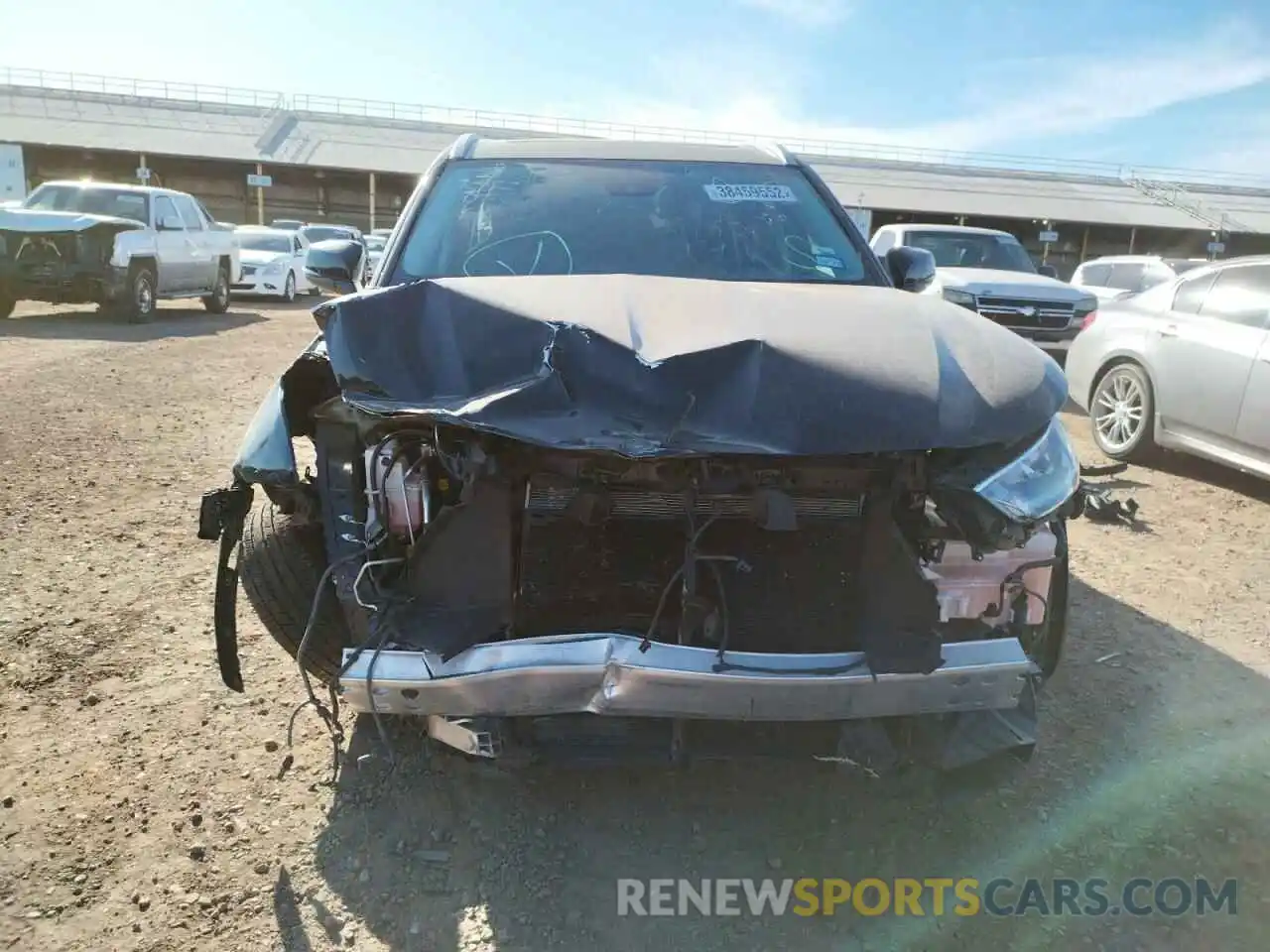 9 Photograph of a damaged car 5TDGZRBH5LS512382 TOYOTA HIGHLANDER 2020