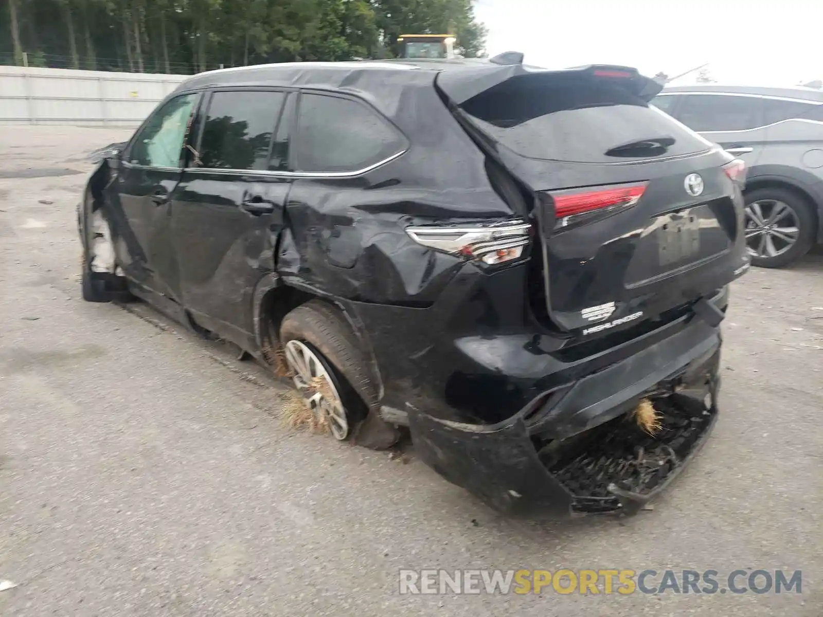 3 Photograph of a damaged car 5TDGZRBH5LS519798 TOYOTA HIGHLANDER 2020