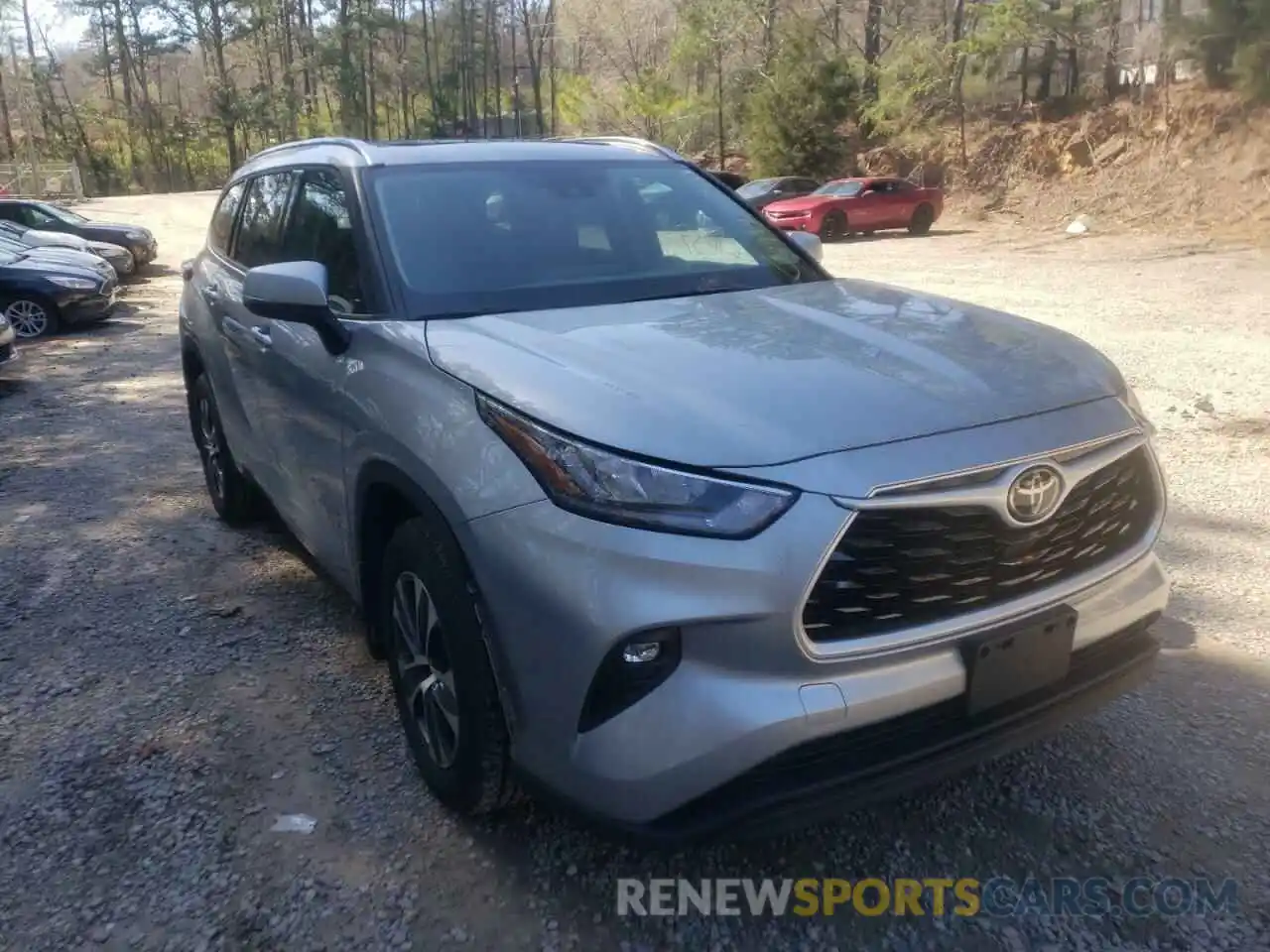 1 Photograph of a damaged car 5TDGZRBH6LS001098 TOYOTA HIGHLANDER 2020