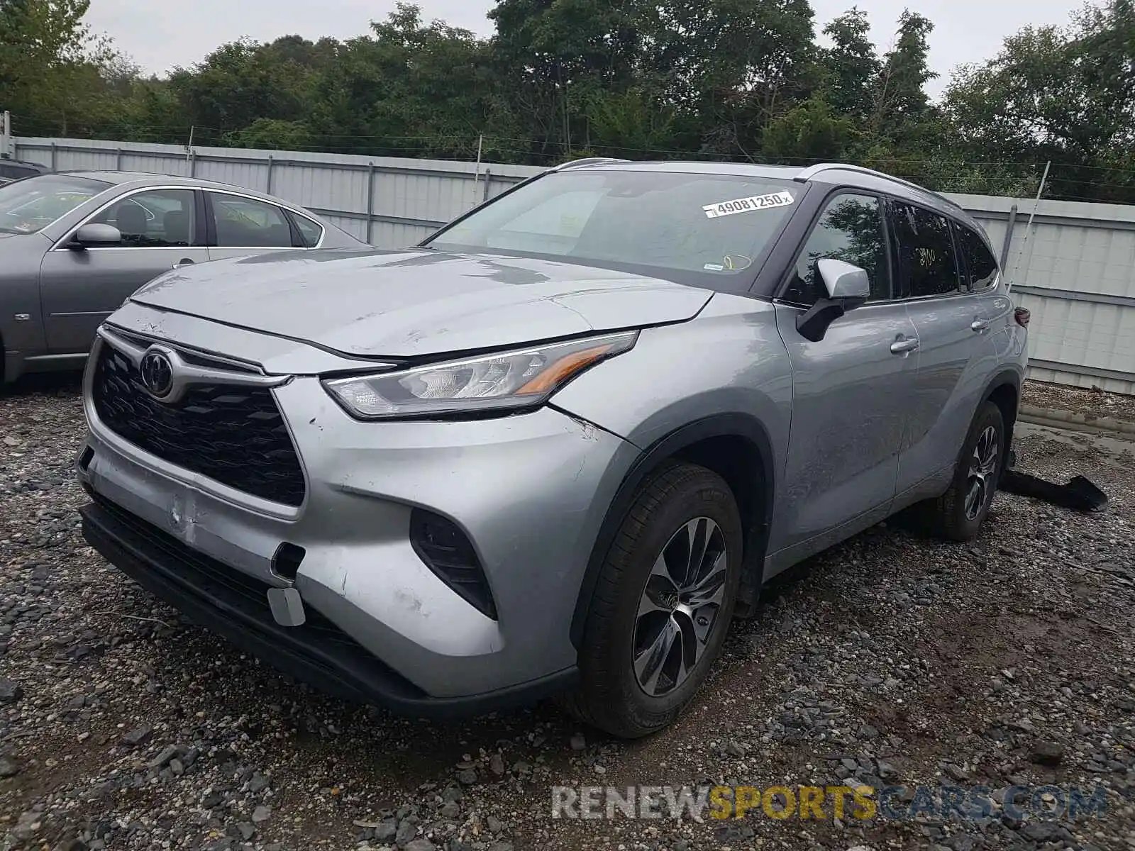 2 Photograph of a damaged car 5TDGZRBH6LS001649 TOYOTA HIGHLANDER 2020