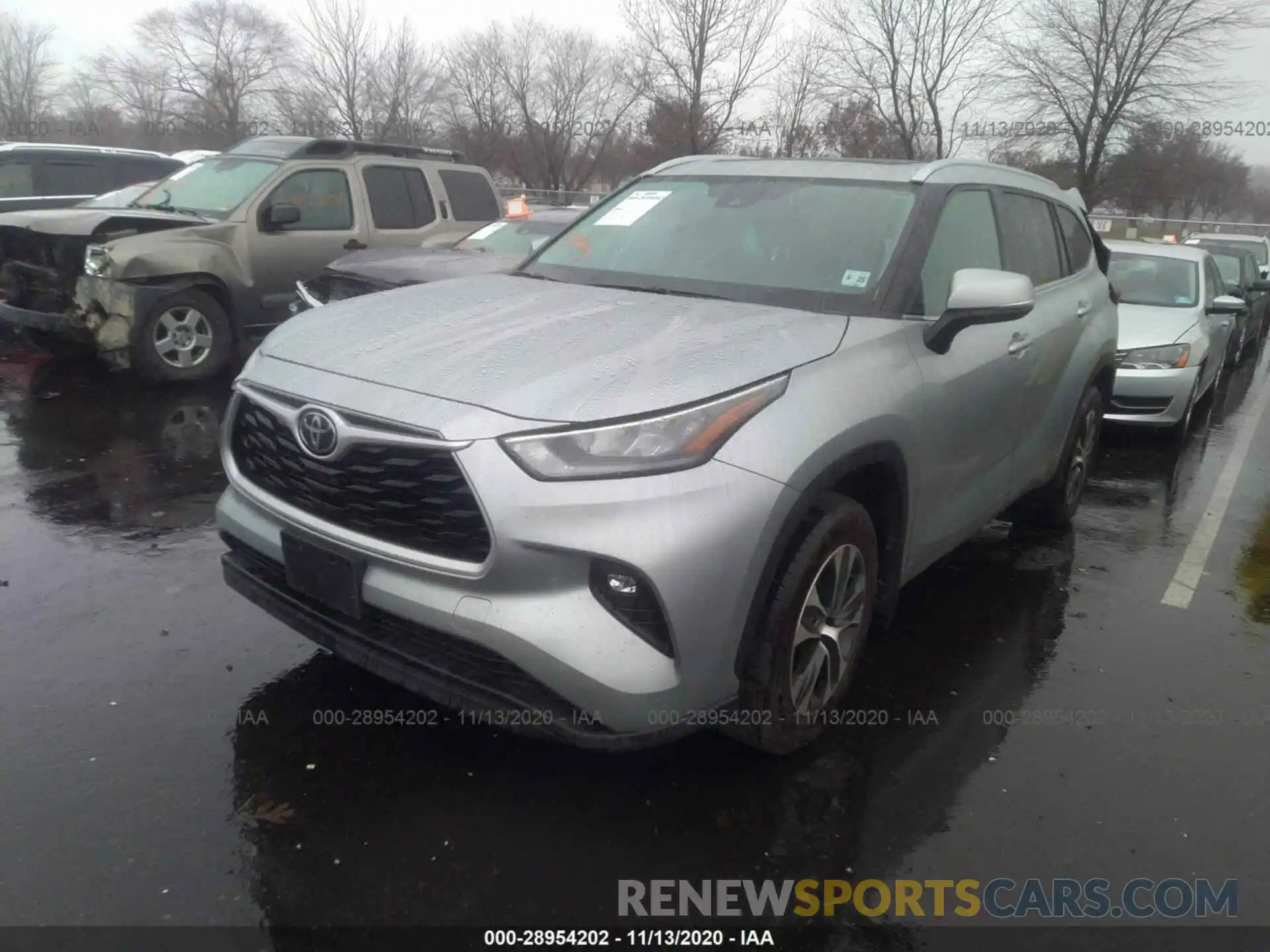 2 Photograph of a damaged car 5TDGZRBH6LS023764 TOYOTA HIGHLANDER 2020