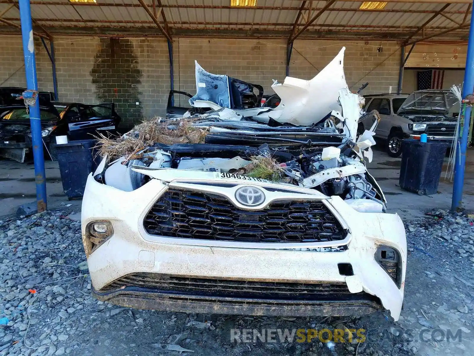 10 Photograph of a damaged car 5TDGZRBH6LS502735 TOYOTA HIGHLANDER 2020