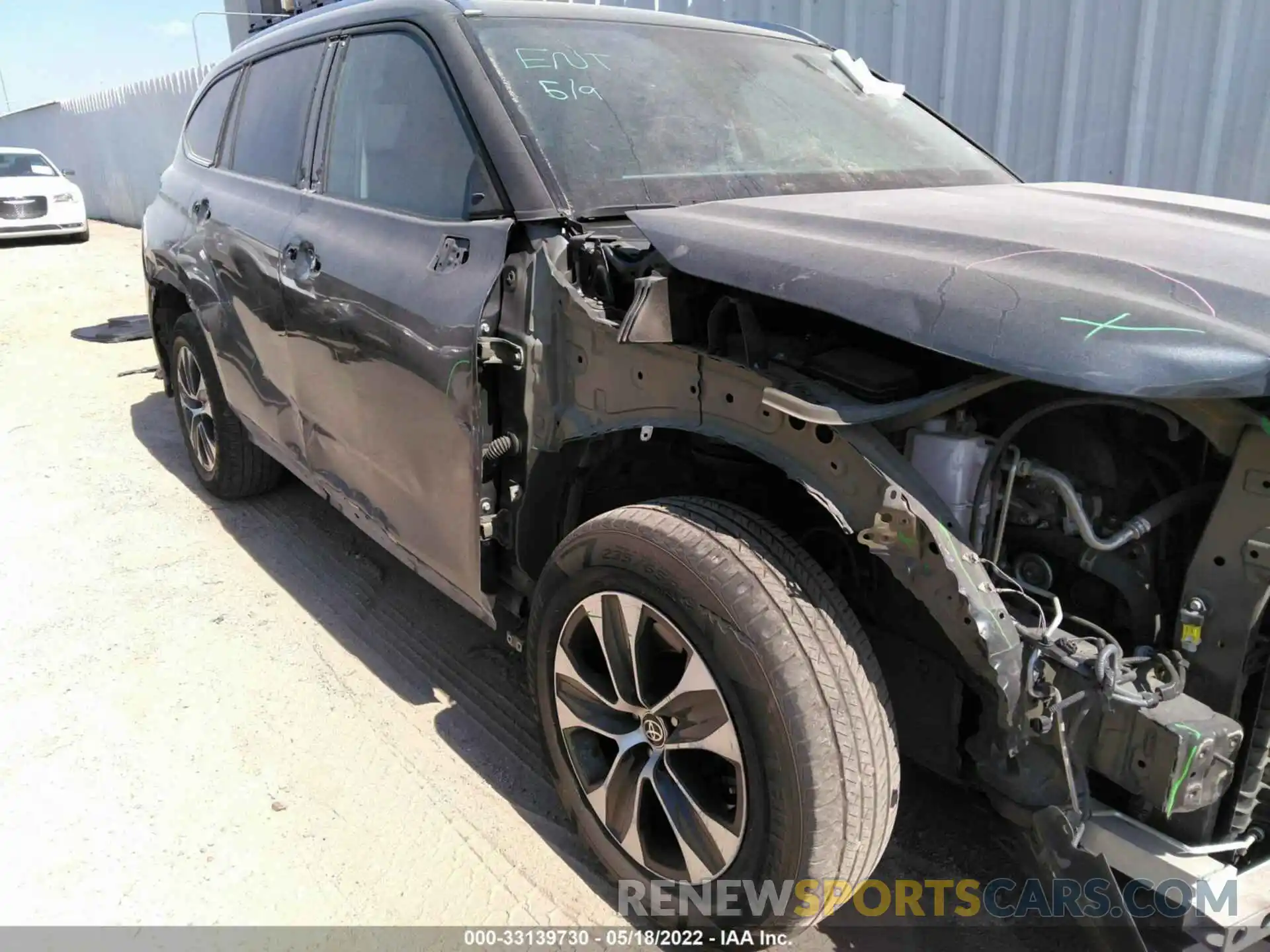 6 Photograph of a damaged car 5TDGZRBH6LS509250 TOYOTA HIGHLANDER 2020