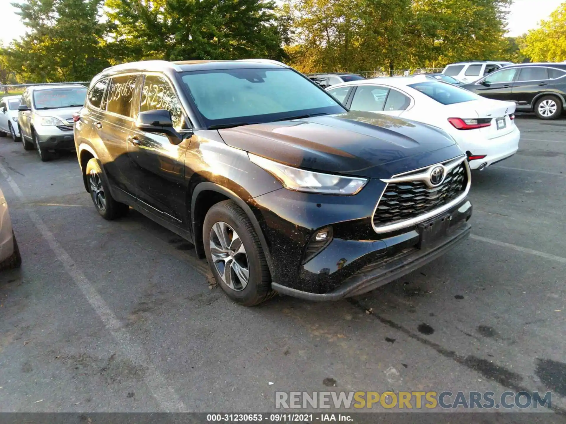 1 Photograph of a damaged car 5TDGZRBH6LS513900 TOYOTA HIGHLANDER 2020