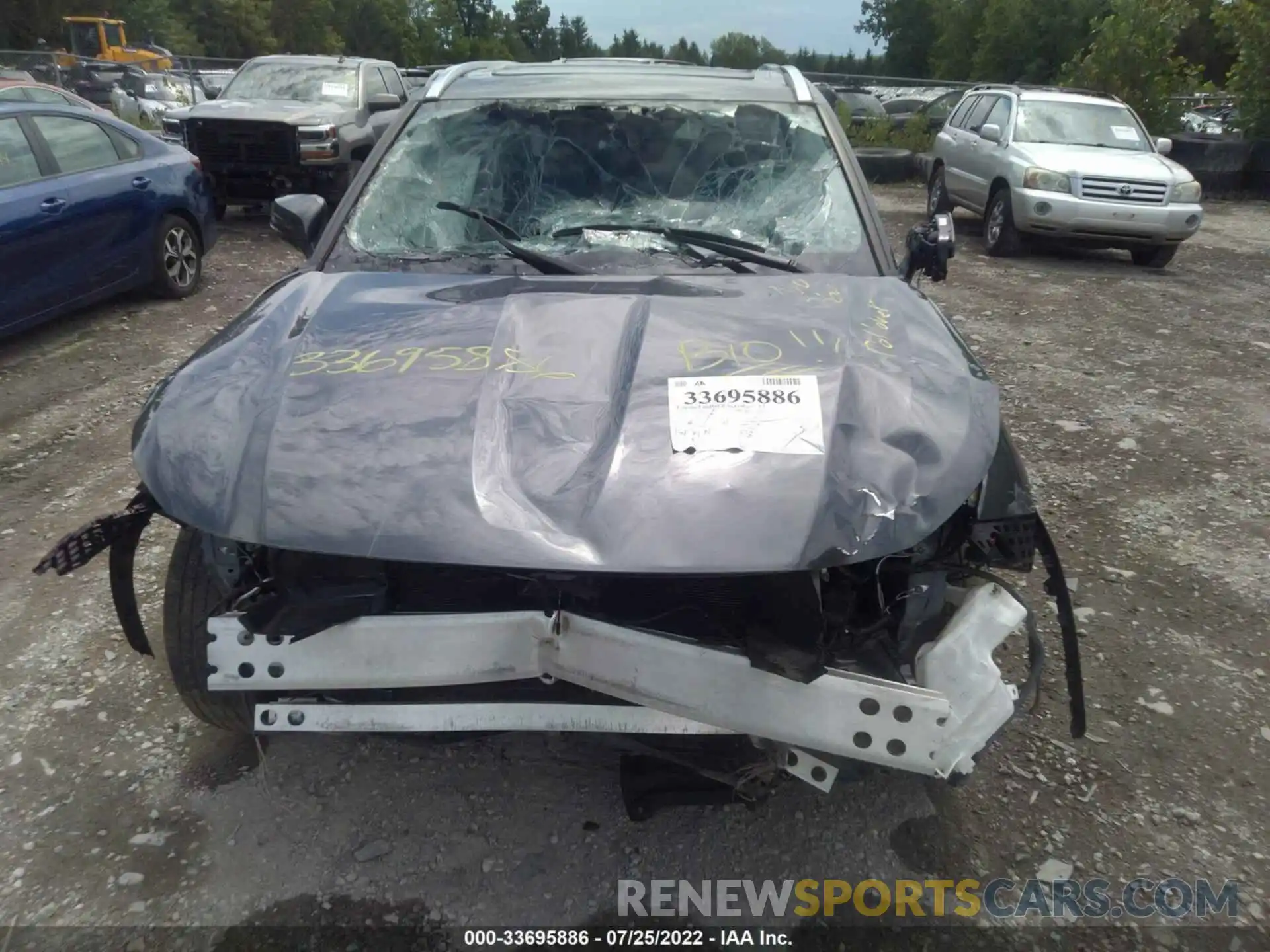 6 Photograph of a damaged car 5TDGZRBH7LS009713 TOYOTA HIGHLANDER 2020