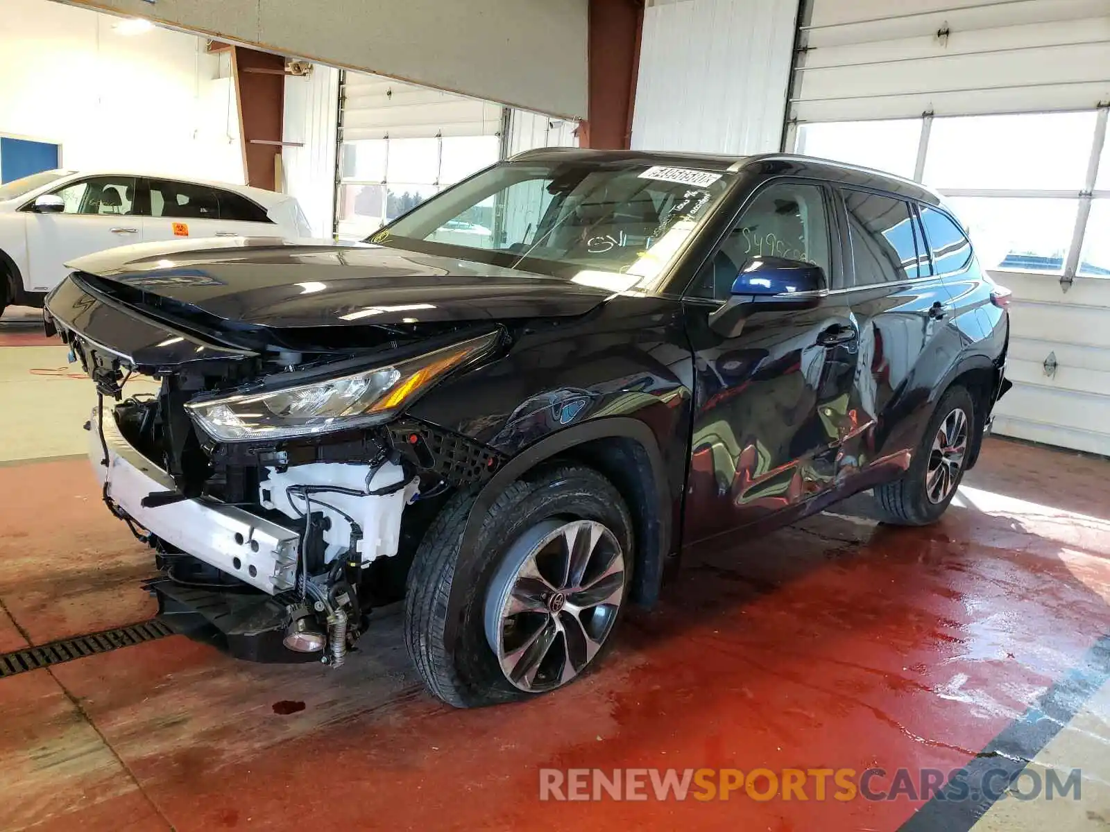 2 Photograph of a damaged car 5TDGZRBH7LS017052 TOYOTA HIGHLANDER 2020