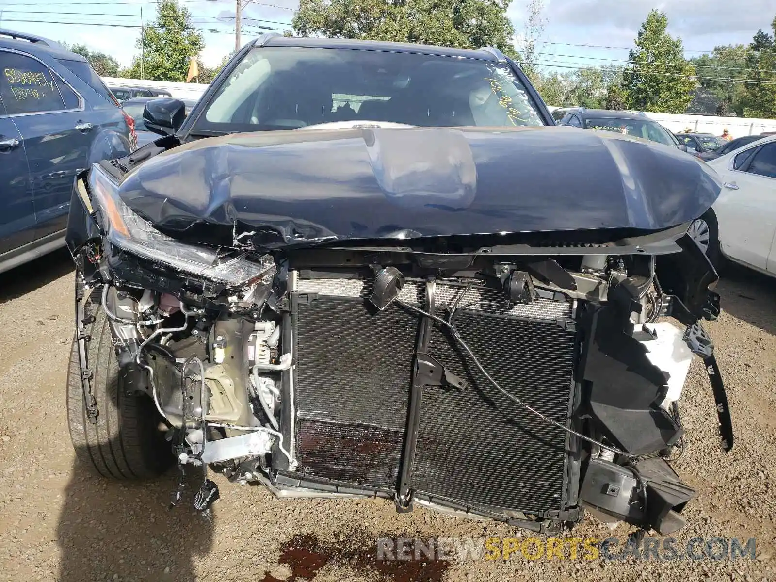 9 Photograph of a damaged car 5TDGZRBH7LS032912 TOYOTA HIGHLANDER 2020