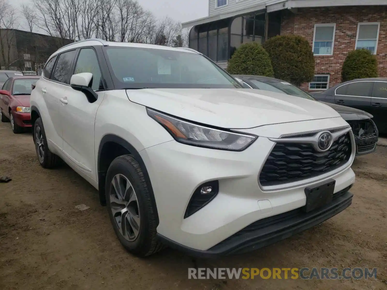 1 Photograph of a damaged car 5TDGZRBH7LS036880 TOYOTA HIGHLANDER 2020