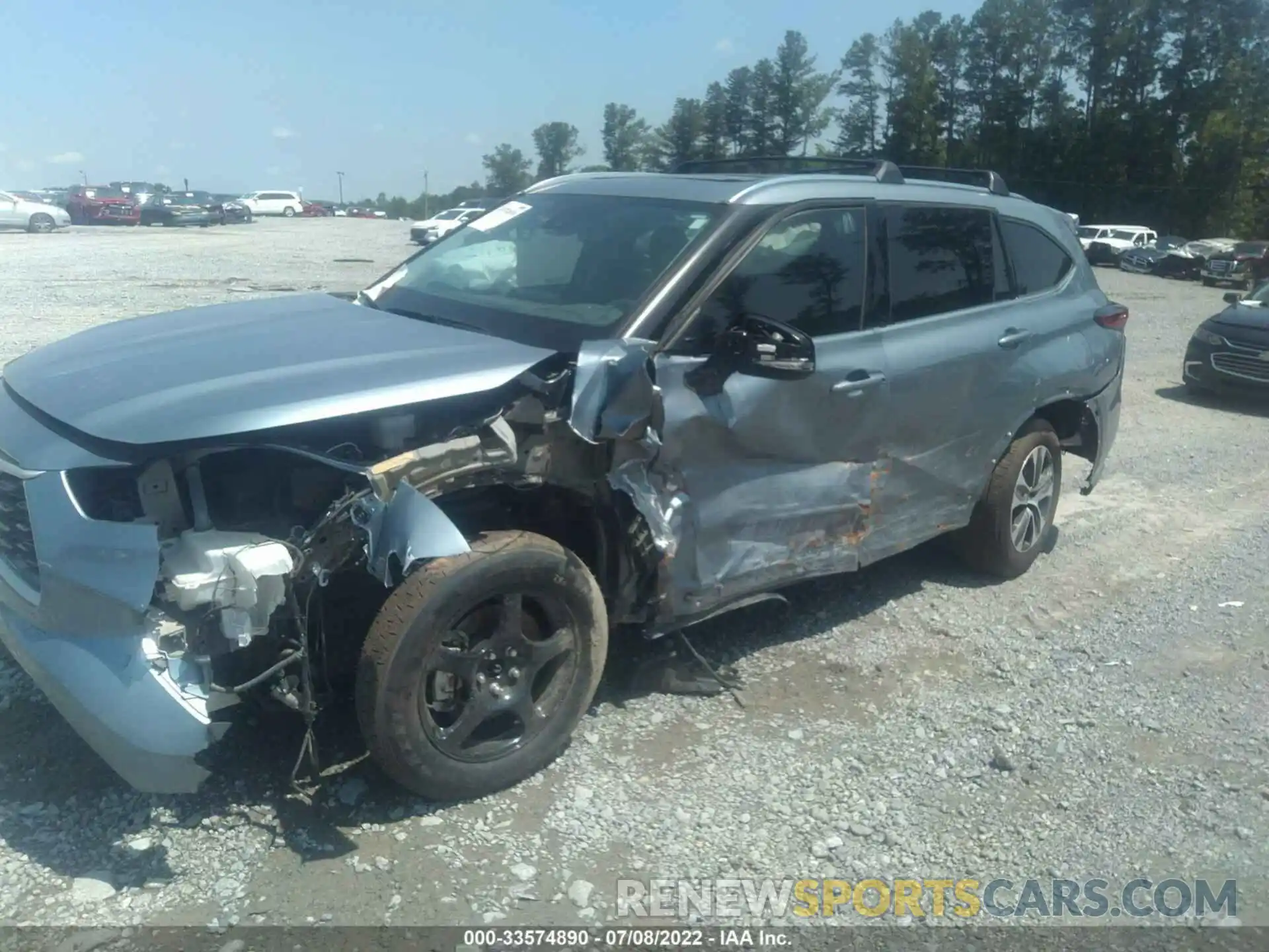 6 Photograph of a damaged car 5TDGZRBH7LS047541 TOYOTA HIGHLANDER 2020