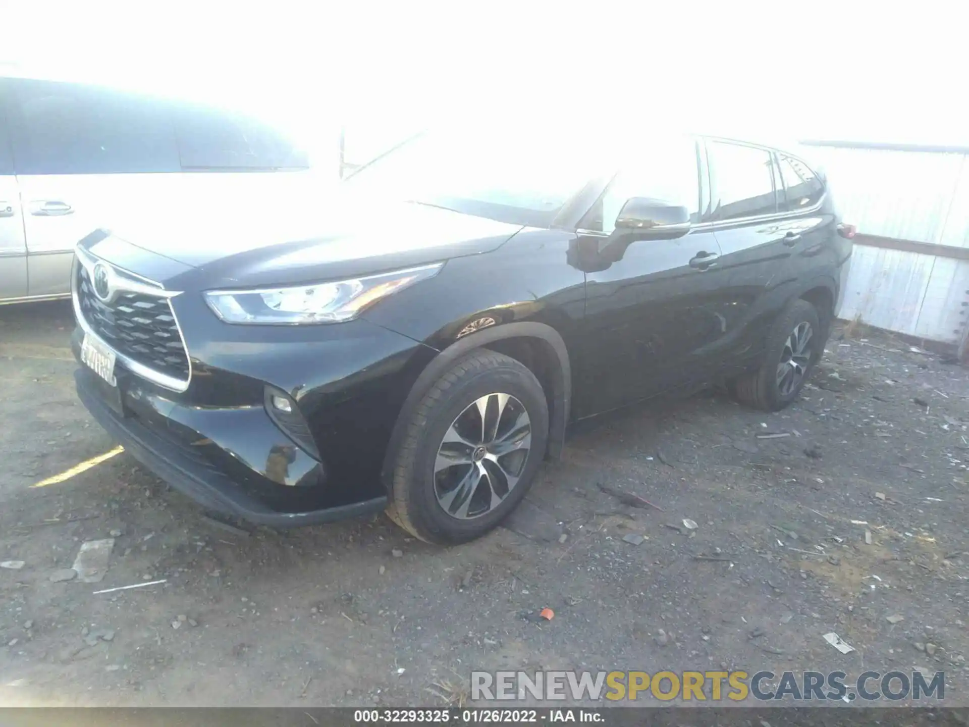 2 Photograph of a damaged car 5TDGZRBH7LS510164 TOYOTA HIGHLANDER 2020