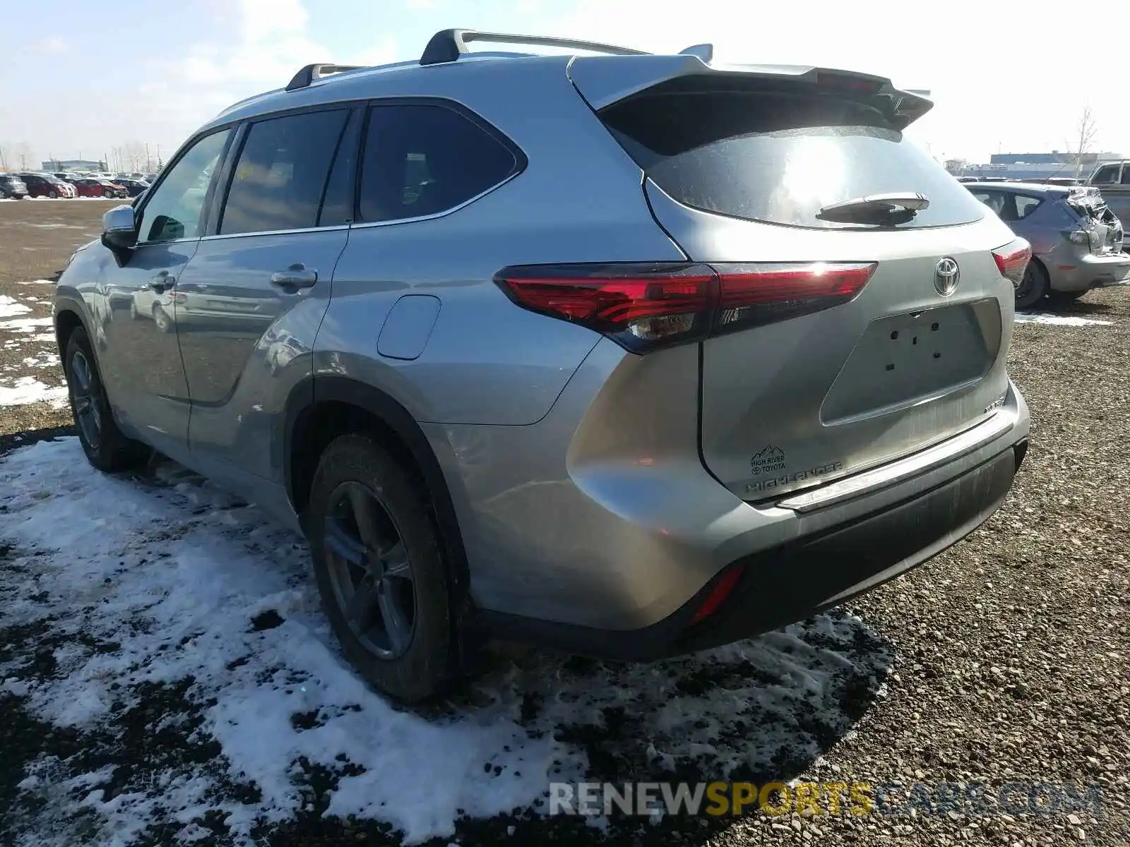 3 Photograph of a damaged car 5TDGZRBH7LS510343 TOYOTA HIGHLANDER 2020