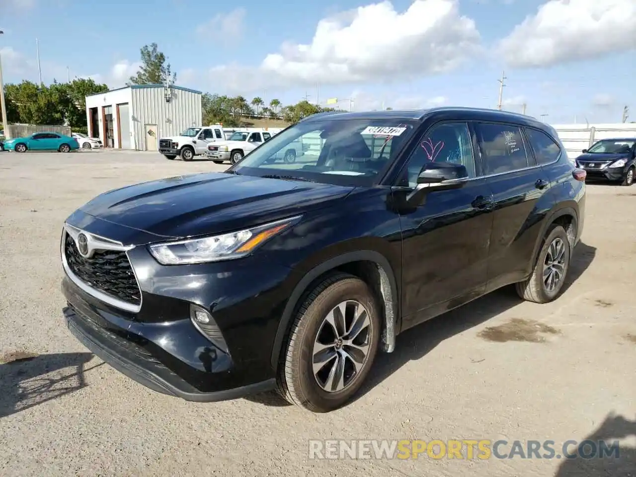 2 Photograph of a damaged car 5TDGZRBH7LS510519 TOYOTA HIGHLANDER 2020