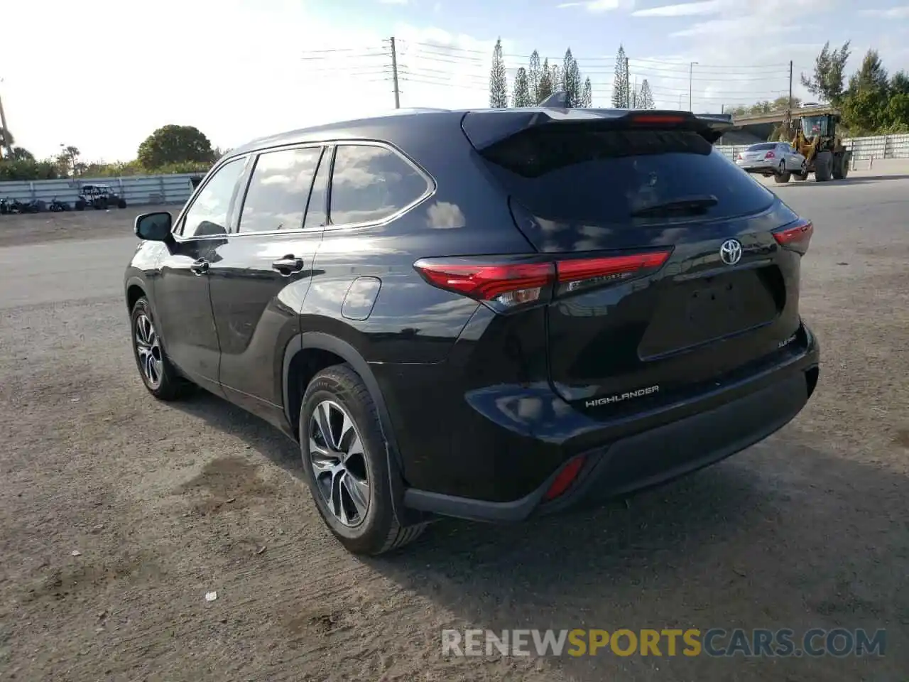 3 Photograph of a damaged car 5TDGZRBH7LS510519 TOYOTA HIGHLANDER 2020