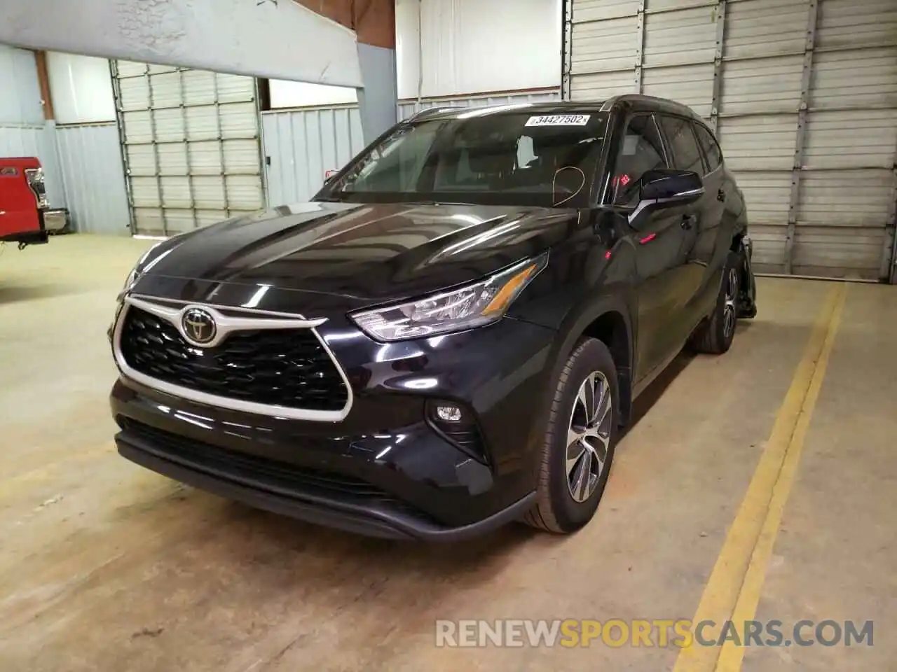 2 Photograph of a damaged car 5TDGZRBH7LS515042 TOYOTA HIGHLANDER 2020