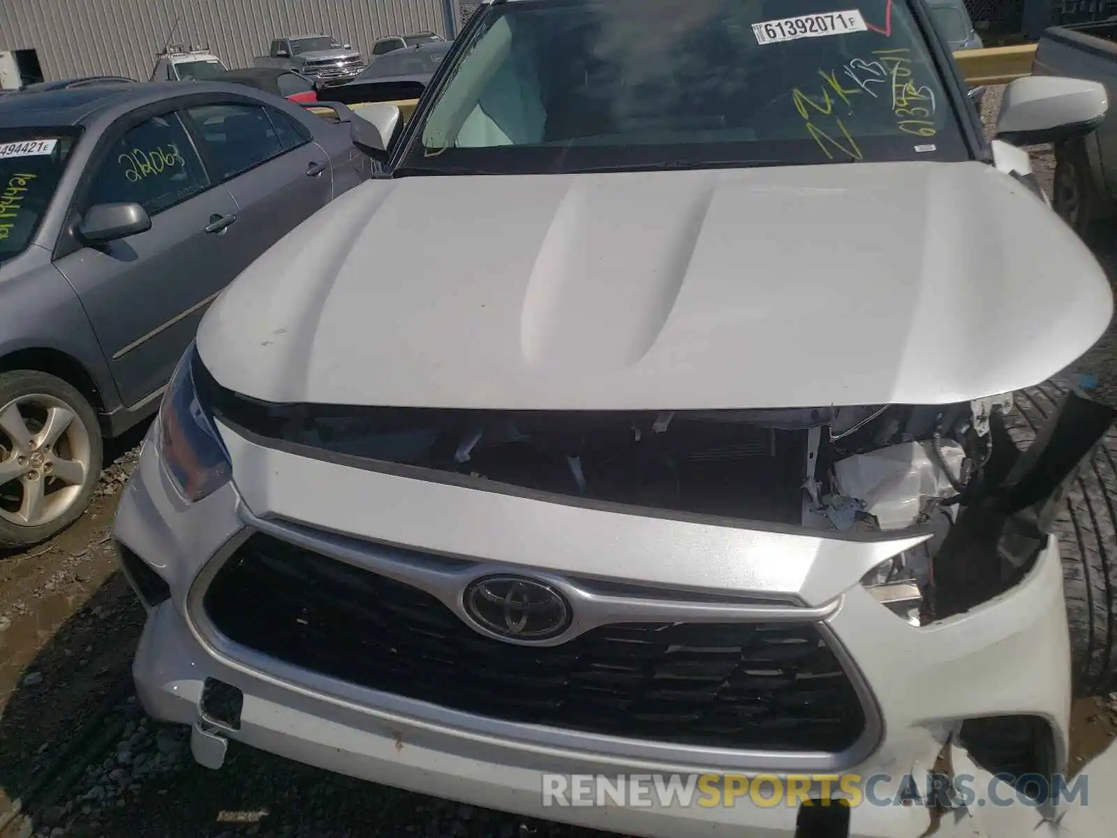 7 Photograph of a damaged car 5TDGZRBH8LS052201 TOYOTA HIGHLANDER 2020