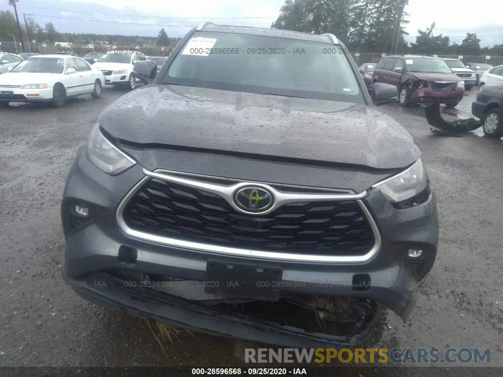 6 Photograph of a damaged car 5TDGZRBH8LS512148 TOYOTA HIGHLANDER 2020