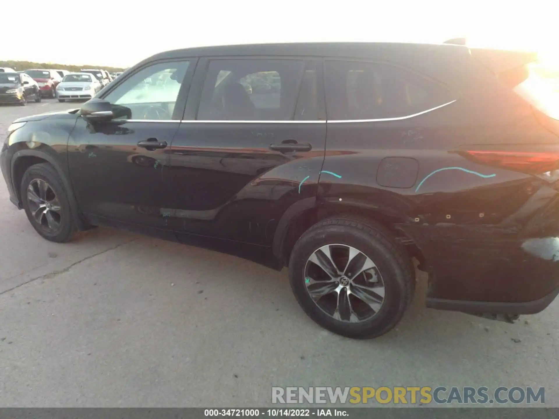 6 Photograph of a damaged car 5TDGZRBH8LS512375 TOYOTA HIGHLANDER 2020