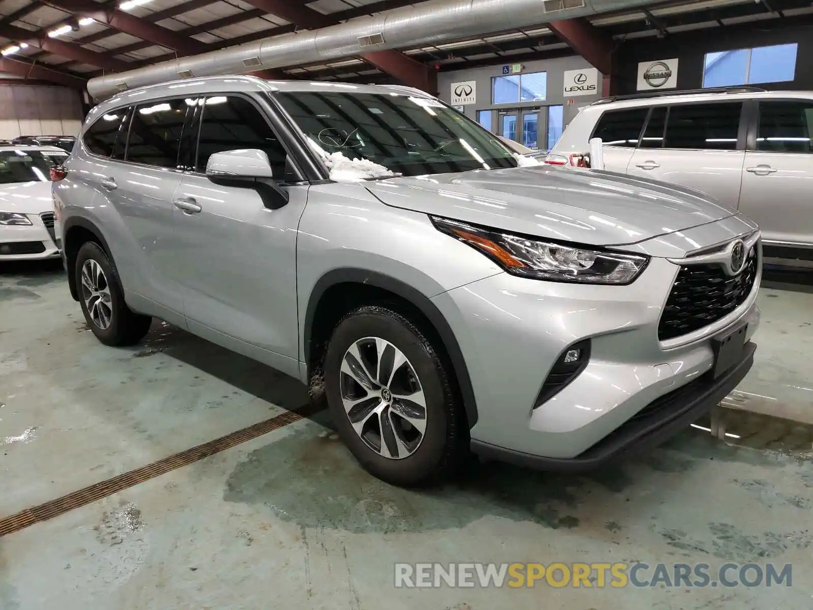 1 Photograph of a damaged car 5TDGZRBH9LS000544 TOYOTA HIGHLANDER 2020