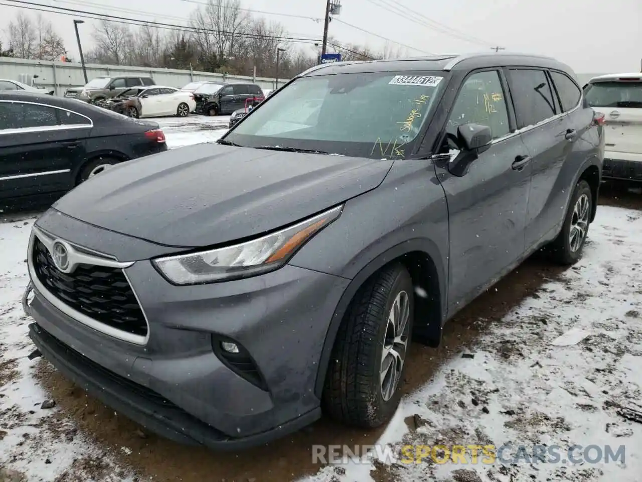 2 Photograph of a damaged car 5TDGZRBH9LS011415 TOYOTA HIGHLANDER 2020