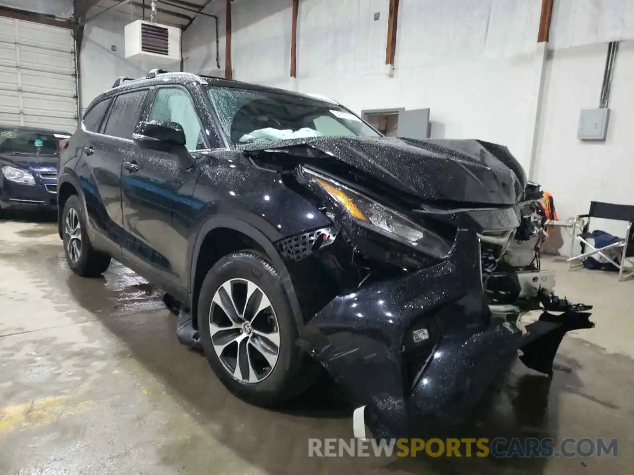 1 Photograph of a damaged car 5TDGZRBH9LS026500 TOYOTA HIGHLANDER 2020